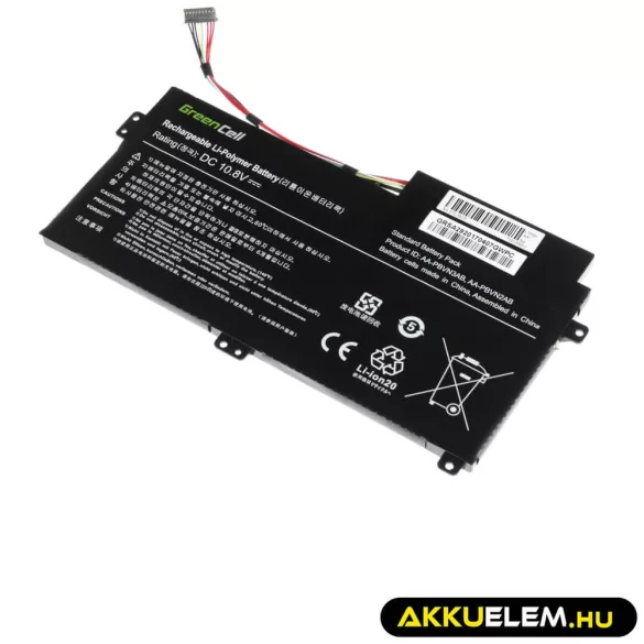 Utángyártott laptop akkumulátor AA-PBVN2AB AA-PBVN3AB Samsung 370R 370R5E NP370R5E NP450R5E NP470R5E NP510R5E - GreenCell