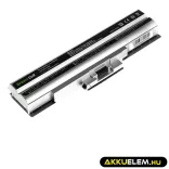 Utángyártott laptop akkumulátor VGP-BPS13 VGP-BPS21A VGP-BPS21B Sony Vaio VGN-FW PCG-31311M 3C1M 81112M 81212M (Silver) - GreenCell