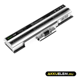   Utángyártott laptop akkumulátor VGP-BPS13 VGP-BPS21A VGP-BPS21B Sony Vaio VGN-FW PCG-31311M 3C1M 81112M 81212M (Silver) - GreenCell