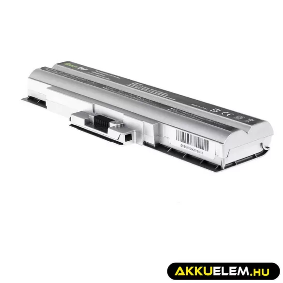 Utángyártott laptop akkumulátor VGP-BPS13 VGP-BPS21A VGP-BPS21B Sony Vaio VGN-FW PCG-31311M 3C1M 81112M 81212M (Silver) - GreenCell