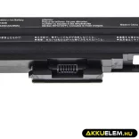 Utángyártott laptop akkumulátor VGP-BPS13 VGP-BPS21A VGP-BPS21B Sony Vaio VGN-FW PCG-31311M 3C1M 81112M 81212M (fekete) - GreenCell