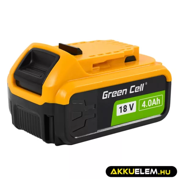 Utángyártott szerszámgép akkumulátor DeWalt XR 18V 4Ah DCB184 - GreenCell