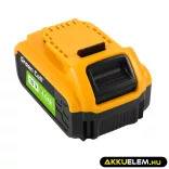 Utángyártott szerszámgép akkumulátor DeWalt XR 18V 4Ah DCB184 - GreenCell