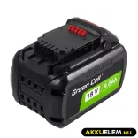Utángyártott szerszámgép akkumulátor DeWalt XR 18V 9Ah Replacement DCB182 DCB184 - GreenCell