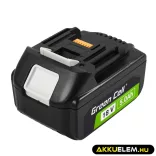 Utángyártott BL1850 szerszámgép akkumulátor (18V 5Ah) Makita LXT 18V Power Tools - GreenCell