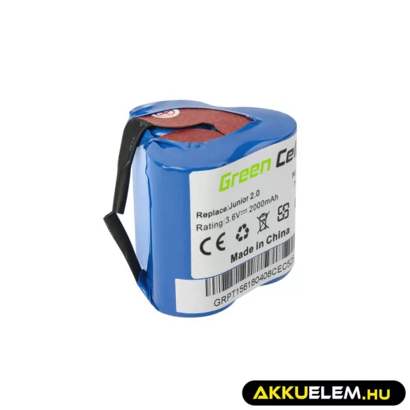 Utángyártott porszívó akkumulátor (2Ah 3.6V) Type141 AEG Electrolux Junior 2.0 - GreenCell