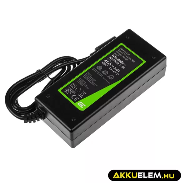 Utángyártott elektromos kerékpár akkumulátor töltő Xiaomi Mija M365 M365 Pro/Segway Ninebot ES1 ES2 ES3 ES4/Lime/Hive/Bird - GreenCell