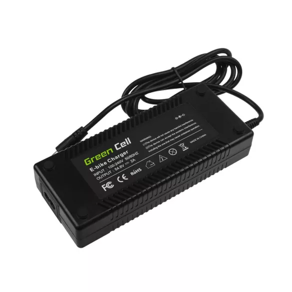 Utángyártott elektromos kerékpár akkumulátor töltő 54.6V 2A (5.5*2.1mm) E-BIKE 48V - GreenCell
