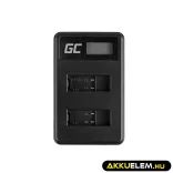 Utángyártott töltő AHBBP-501 GoPro AHDBT-501 Hero 5 Hero 6 Hero 7 HD fekete Fehér Silver Edition (4.35V 2.5W 0.6A) - GreenCell