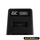 Utángyártott töltő AHBBP-501 GoPro AHDBT-501 Hero 5 Hero 6 Hero 7 HD fekete Fehér Silver Edition (4.35V 2.5W 0.6A) - GreenCell