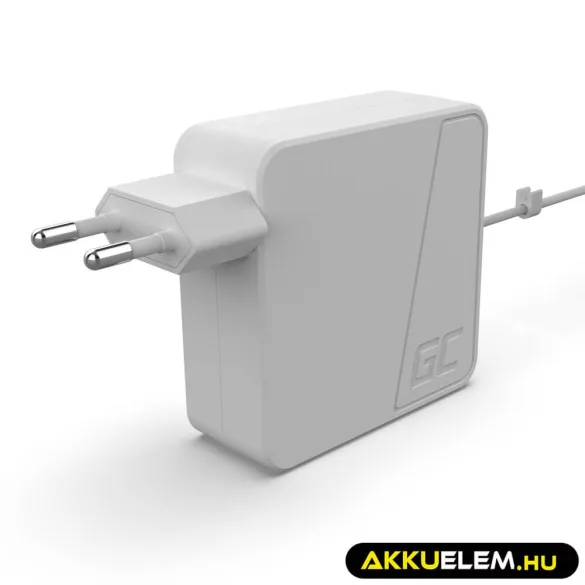 Utángyártott laptop adapter töltő / AC Adapter Apple Macbook 13 A1278 Magsafe 60W - GreenCell