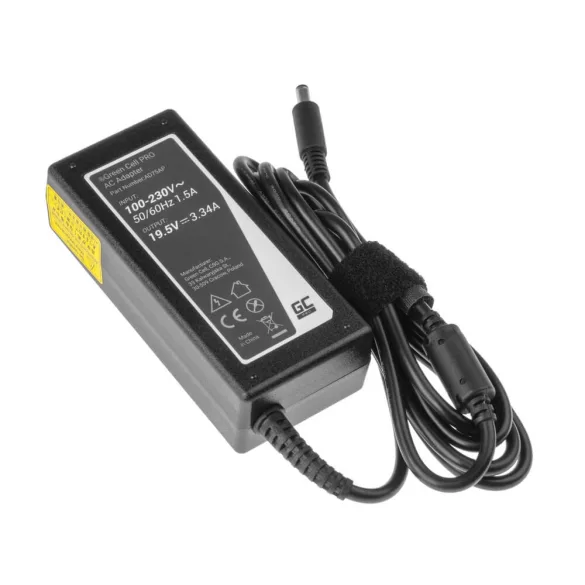 Utángyártott PRO laptop adapter töltő / AC Adapter 19.5V 3.34A 65W Dell Inspiron 15 3543 3558 3559 5552 5558 5559 5568 17 5758 5759 - GreenCell