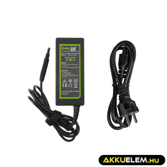 Utángyártott PRO laptop adapter töltő / AC Adapter 19.5V 3.33A 65W HP Pavilion 15-B 15-B020EW 15-B020SW 15-B050SW 15-B110SW HP Envy 4 6 - GreenCell