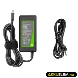 Utángyártott töltő / AC Adapter / hálózati táp USB-C 45W laptopokhoz tabletekhez mobilokhoz - GreenCell