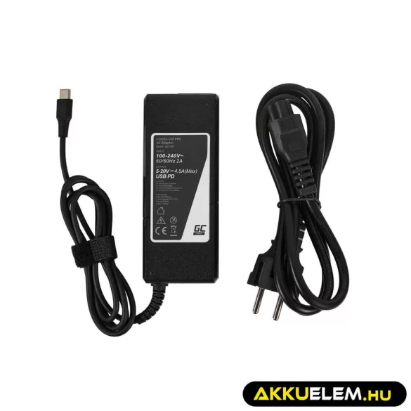 Utángyártott töltő / AC Adapter PRO 20V 3.25A 65W Lenovo Yoga 4 Pro 700-14ISK 900-13ISK 900-13ISK2 - GreenCell