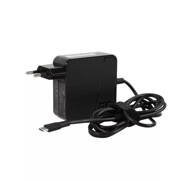 Utángyártott AC ADapter PRO USB-C 65W laptopokhoz tabletekhez mobilokhoz - GreenCell
