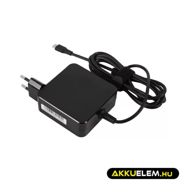 Utángyártott AC ADapter PRO USB-C 65W laptopokhoz tabletekhez mobilokhoz - GreenCell
