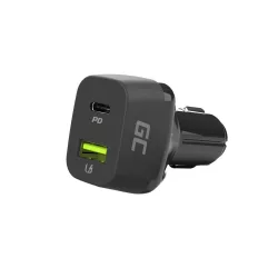   Greencell autós töltő USB-C 48W (Power Delivery 30W QC 3.0) - GreenCell