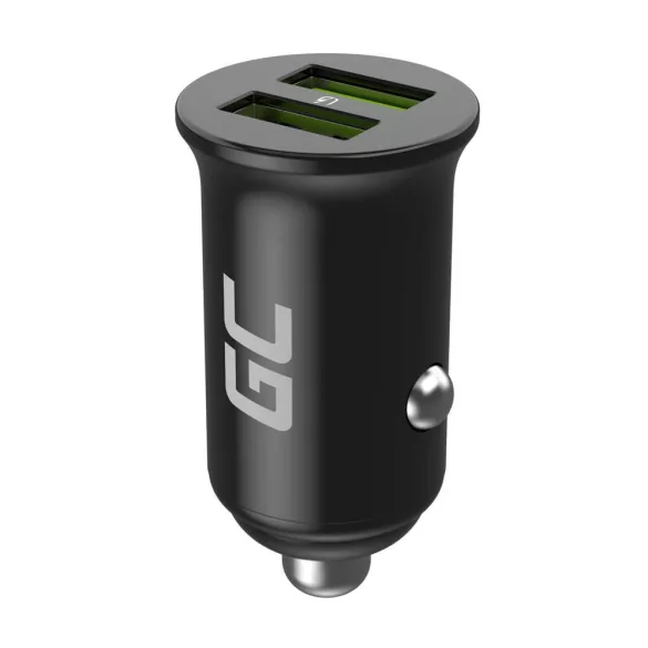 Greencell autós töltő 36W PowerRide Nano36 mit 2x USB-A Ultra Charge - GreenCell