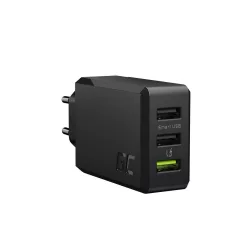   Greencell ChargeSource 3 3xUSB 30W gyorstöltő technology Ultra Charge Smart Charge - GreenCell