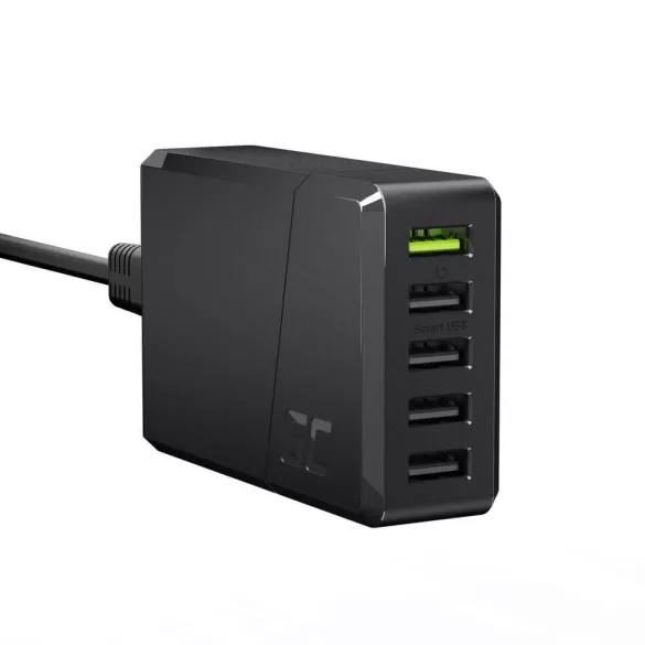 Greencell ChargeSource 5 5xUSB 52W töltő gyorstöltő Ultra Charge Smart Charge - GreenCell