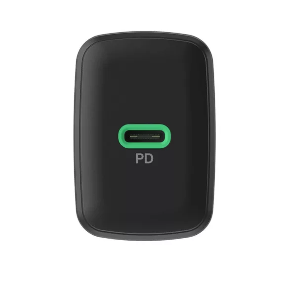 Greencell PowerSource Solo30 töltő USB C fekete Power Adapter 30W Power Delivery - GreenCell