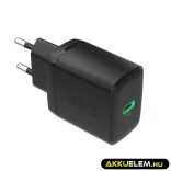 Greencell PowerSource Solo30 töltő USB C fekete Power Adapter 30W Power Delivery - GreenCell