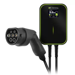  Greencell Wallbox EV PowerBox 22kW töltő Type 2 kábellel (6m) elektromos autókhoz plug-in hybridekhez - GreenCell