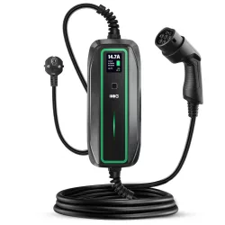  Greencell EV töltőkábel 3.6kW Schuko Type 2 mobile töltő elektromos autókhoz plug-in hybridekhez - GreenCell