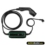 Greencell EV töltőkábel 3.6kW Schuko Type 2 mobile töltő elektromos autókhoz plug-in hybridekhez - GreenCell