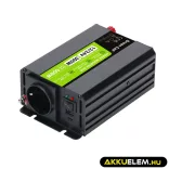 GreenCell Inverter 12V / 24V 230V 300W/600W DUO Módosított szinuszhullámú - GreenCell