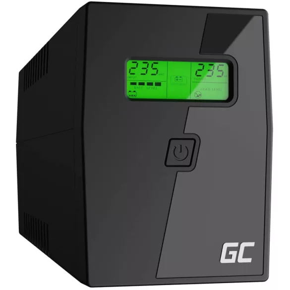GreenCell Módosított szinuszos szünetmentes tápegység (UPS) 800VA 480W Power Proof - GreenCell