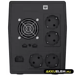 GreenCell Módosított szinuszos szünetmentes tápegység (UPS) 1500VA 900W Power Proof - GreenCell