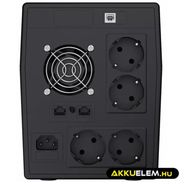 GreenCell Módosított szinuszos szünetmentes tápegység (UPS) 1500VA 900W Power Proof - GreenCell