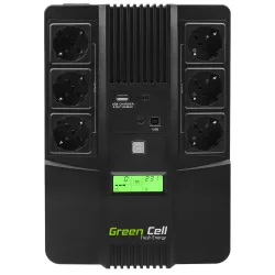   GreenCell Módosított szinuszos szünetmentes tápegység (UPS) AiO 800VA 480W - GreenCell