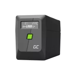   GreenCell Módosított szinuszos szünetmentes tápegység (UPS) Backhálózati táp 650VA 360W PowerProof LCD kijelző - GreenCell