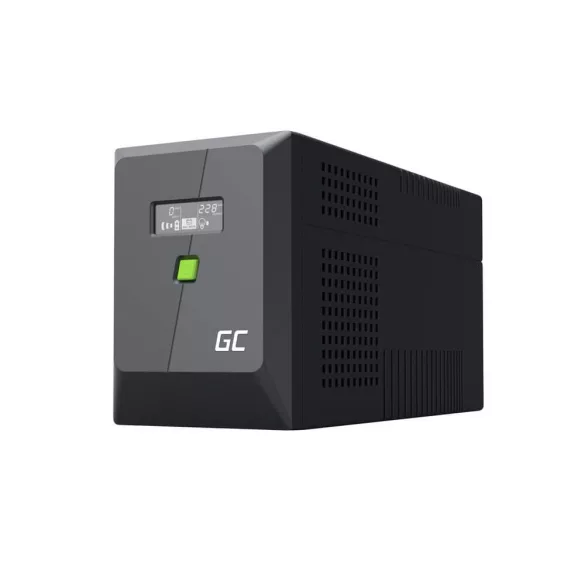GreenCell Módosított szinuszos szünetmentes tápegység (UPS) 1500VA 900W PowerProof LCD kijelző - GreenCell