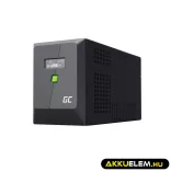 GreenCell Módosított szinuszos szünetmentes tápegység (UPS) 1500VA 900W PowerProof LCD kijelző - GreenCell