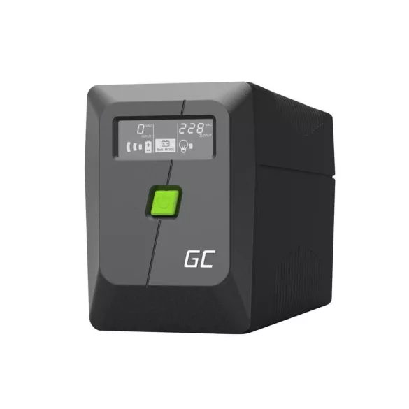 GreenCell Módosított szinuszos szünetmentes tápegység (UPS) 850VA 480W PowerProof LCD kijelző - GreenCell