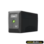 GreenCell Módosított szinuszos szünetmentes tápegység (UPS) 850VA 480W PowerProof LCD kijelző - GreenCell