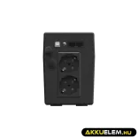 GreenCell Módosított szinuszos szünetmentes tápegység (UPS) 850VA 480W PowerProof LCD kijelző - GreenCell