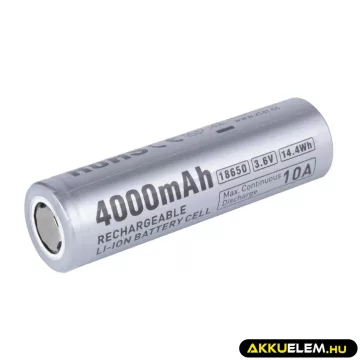 Ipari 18650 4000mAh 3,6V Li-Ion akkumulátor 10A Xtar