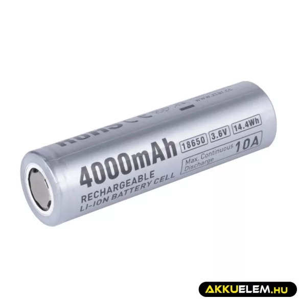 Ipari 18650 4000mAh 3,6V Li-Ion akkumulátor 10A Xtar