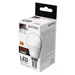 Entac LED Mini Globe E14 4W WW 3000K