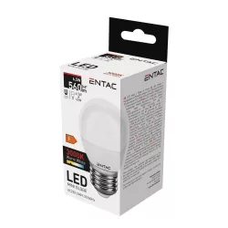 Entac LED Mini Globe E27 6,5W WW 3000K