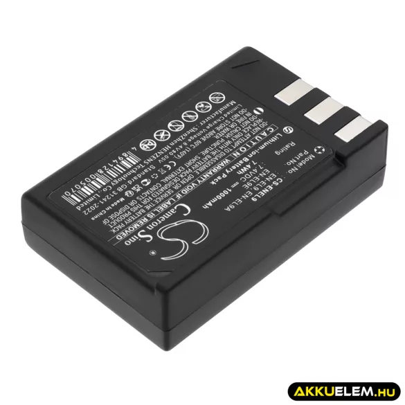 Utángyártott NiKon Kamera Li-ion akkumulátor 7.4V 1000mAh EN-EL9, EN-EL9E, EN-EL9A EN-EL9, EN-EL9E - CameronSino