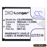 Utángyártott Sony Ericsson mobil Li-ion akkumulátor 3.7V 900mAh BST-33 BST-33 - CameronSino