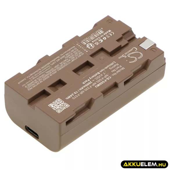 Utángyártott Hitachi Kamera Li-ion akkumulátor 7.4V 2600mAh - CameronSino