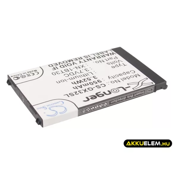 Utángyártott Sharp mobil Li-ion akkumulátor 3.7V 950mAh XN-1BT30, CE-BL150 XN-1BT30, CE-BL150 - CameronSino
