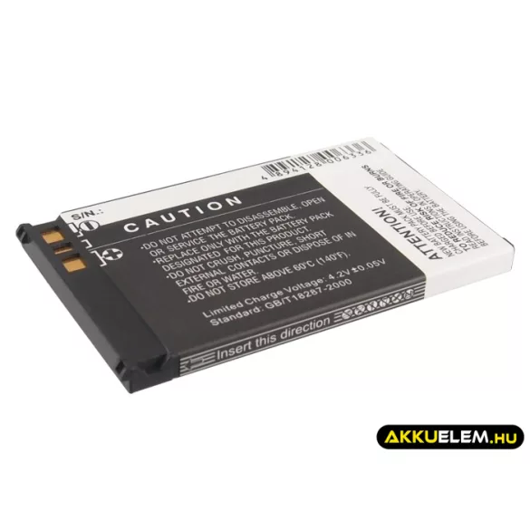 Utángyártott Sharp mobil Li-ion akkumulátor 3.7V 950mAh XN-1BT30, CE-BL150 XN-1BT30, CE-BL150 - CameronSino